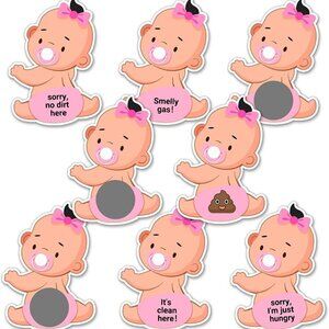 NEW 38 Cards Baby Shower Games Scratch Off Game, Silly Activity for Ice Breakers